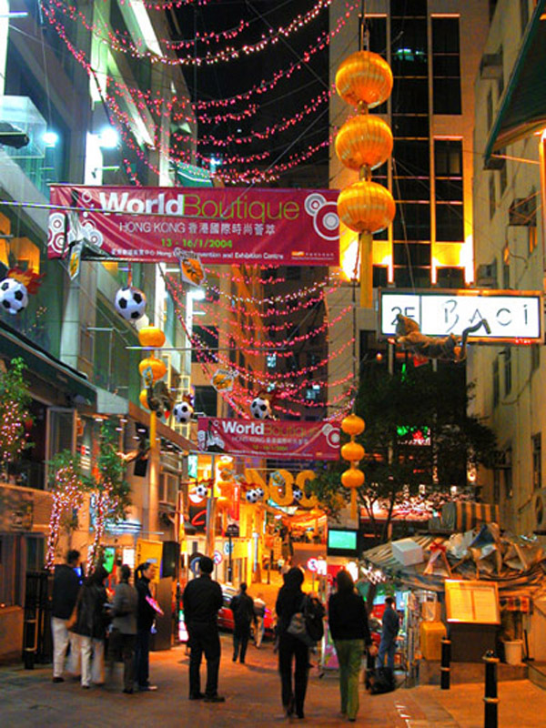 Lan Kwai Fong Night View